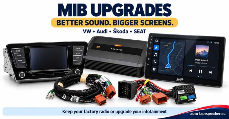 VW Group MIB owners get reversible audio upgrades without cutting factory wires