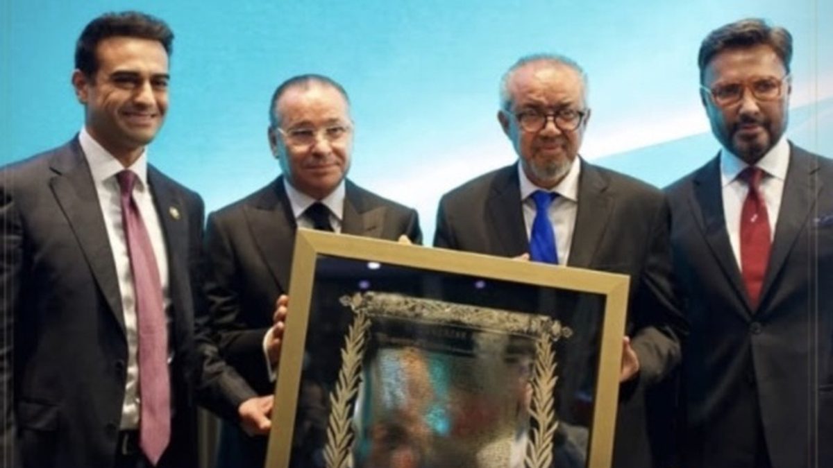 GKSD chief hands US global health award to WHO’s Tedros at UN assembly