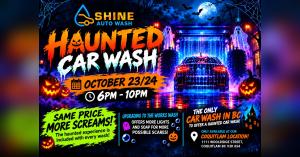 Shine Auto Wash turns Coquitlam tunnel into haunted Halloween drive-through