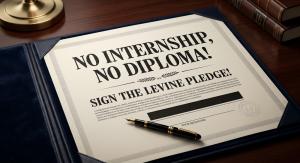 Michael Levine’s pledge: no college diploma without a six-month internship