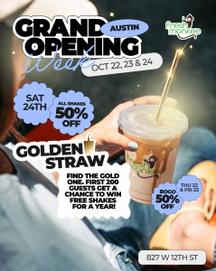 Fresh Monkee Austin bets on golden straws and protein shakes to win over downtown