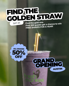 Fresh Monkee Austin bets on golden straws and protein shakes to win over downtown – image 2